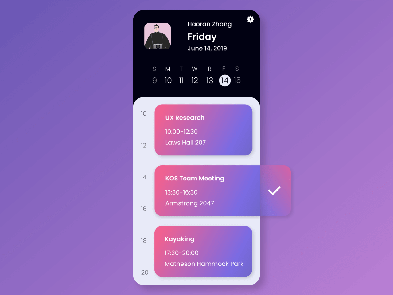 Mobile Calendar Concept - Free XD Resource | Adobe XD Elements Mobile Calendar Concept - Free XD Resource | Adobe XD Elements