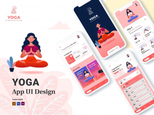 Yoga App - Free XD Resource | Adobe XD Elements