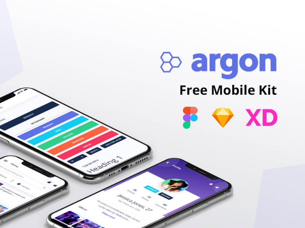 Argon Mobile Adobe XD UI Kit
