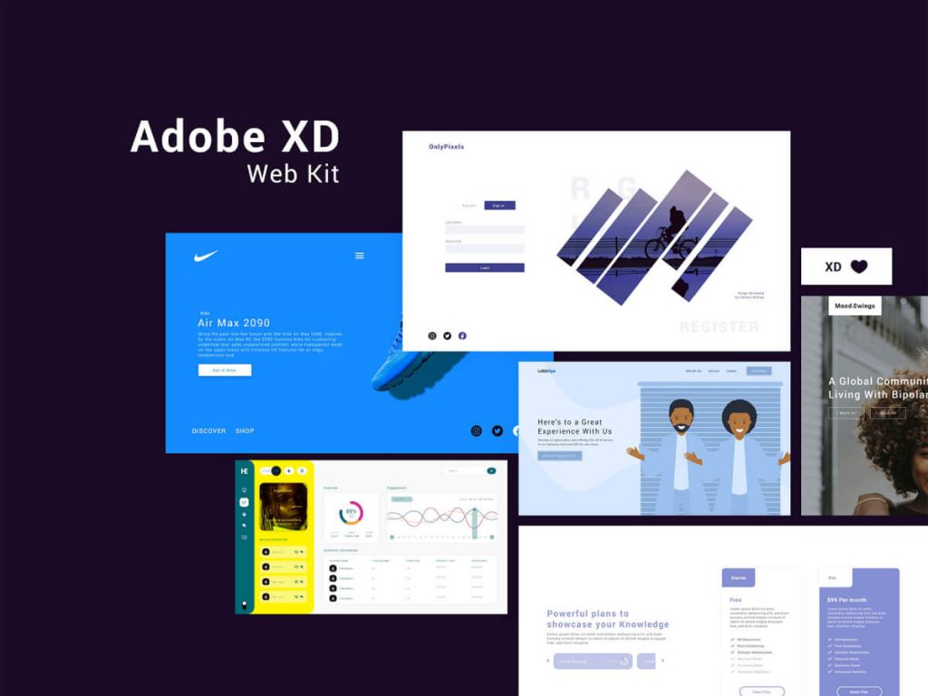 Complete Web Adobe XD UI Kit