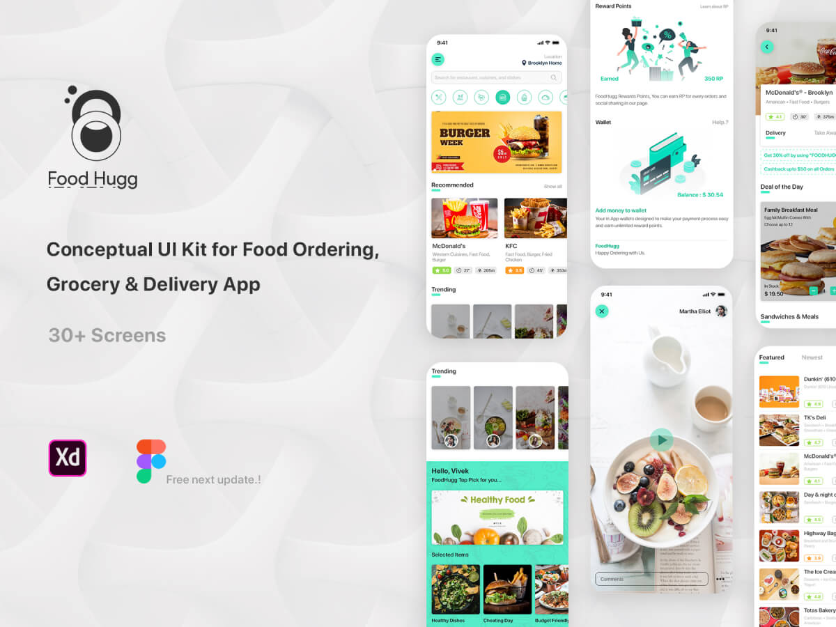 Multi Delivery Service iOS UI Kit