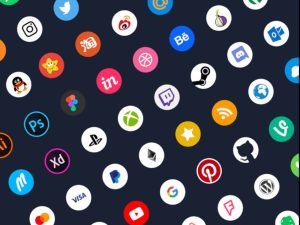 Social Icons Pack - Free XD Resource | Adobe XD Elements