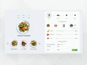 Virtual Menu Restaurant UI - Free XD Resource | Adobe XD Elements