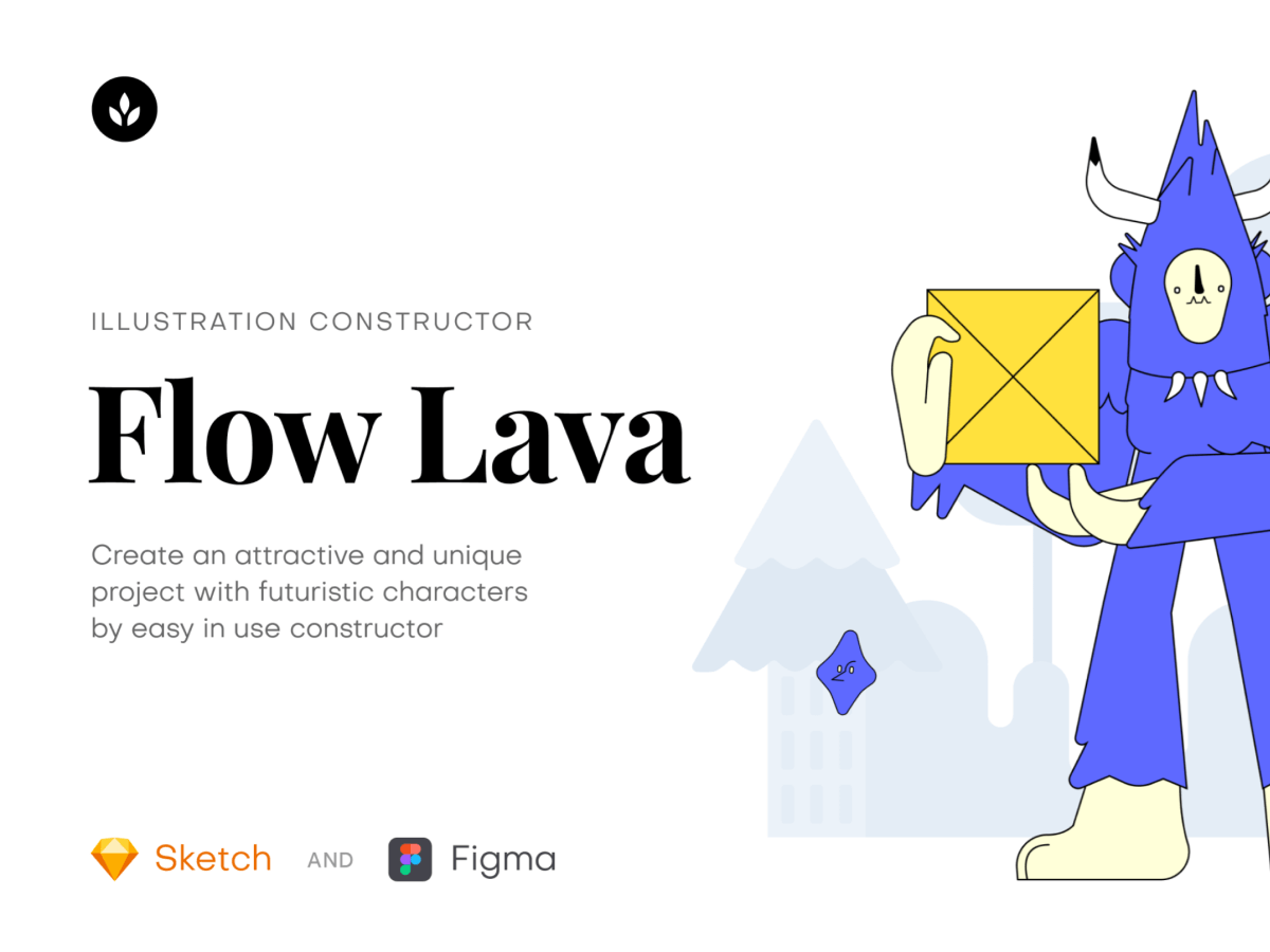 Flow Lava Illustration